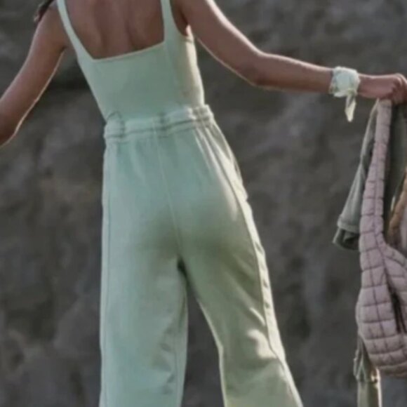 FP Movement Women's Inbound Onesie in Pistachio Size Small - Picture 2 of 8